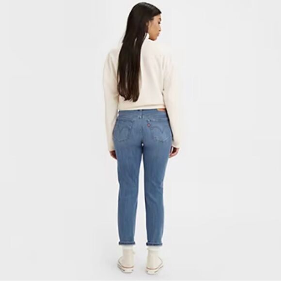 LEVIS BOYFRIEND MID-RISE WOMEN'S JEANS 6 28 New - Picture 4 of 6